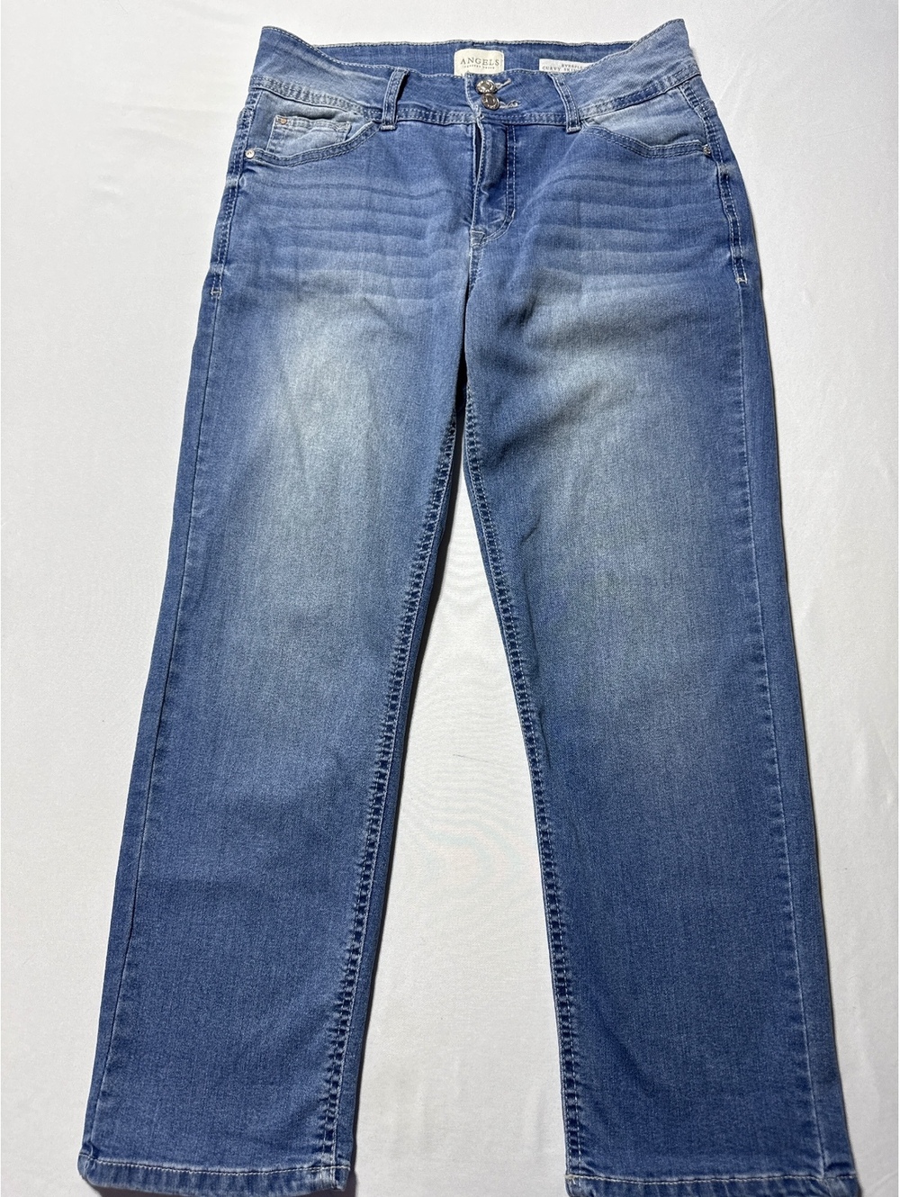 Angels Everflex Curvy Skinny Capri Jeans Size 10/30 - Denim,